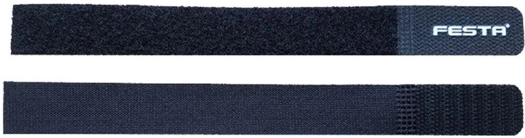 Klittenband kabelbinder 200 × 20 mm, set van 3 stuks