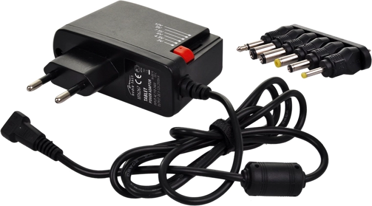 Solight universele netadapter 1000 mA gestabiliseerd met verwisselbare connectoren