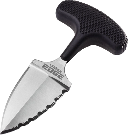 Drukdolk Cold Steel Urban Edge 50/50 snede, 6,4 cm, zwart, Kray-Ex, Secure-Ex schede