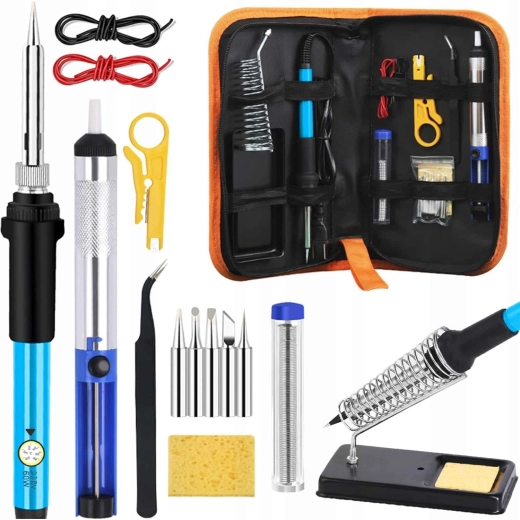 Soldeerboutset met accessoires Pro 936 (15-in-1)