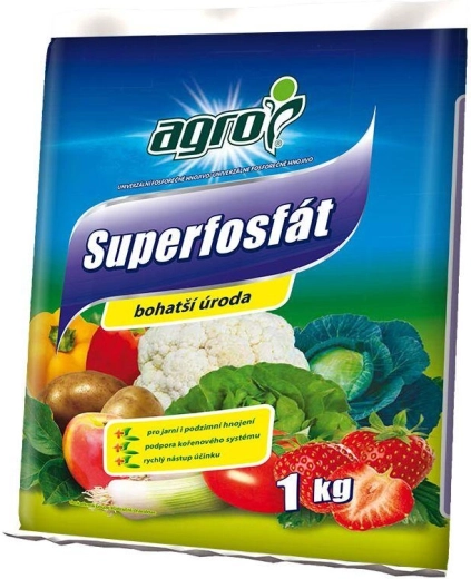 Superfosfaat 1 kg Agro – geconcentreerde fosforhoudende meststof
