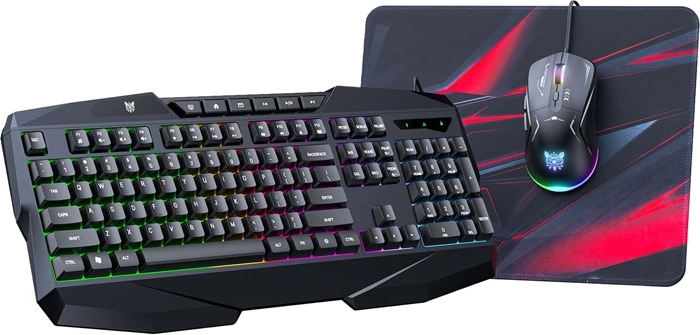 Onikuma gaming set 3-in-1 – toetsenbord, muis en muismat
