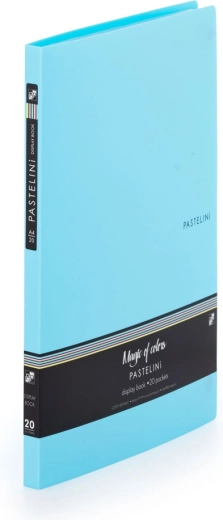 Catalogus boek A4 PASTELINI blauw