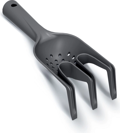 Zaai-cultivator met zeef voor zaden