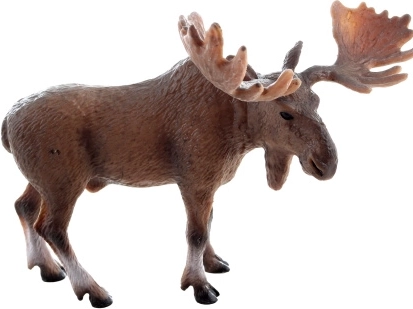 Plastic elandfiguur 13 cm