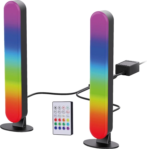 Solight RGB-ledverlichting voor gamers met afstandsbediening en geluidssensor