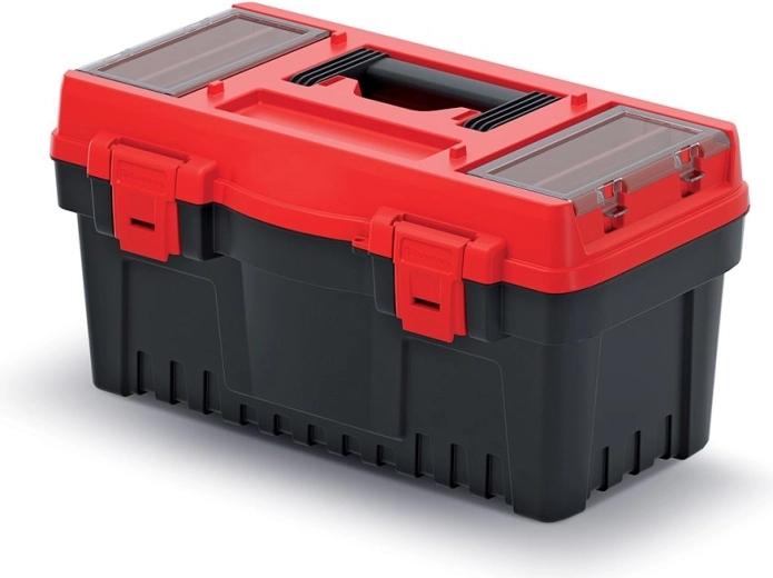 Kunststof gereedschapskoffer EVO 47,6 × 26 × 25,6 cm, rood