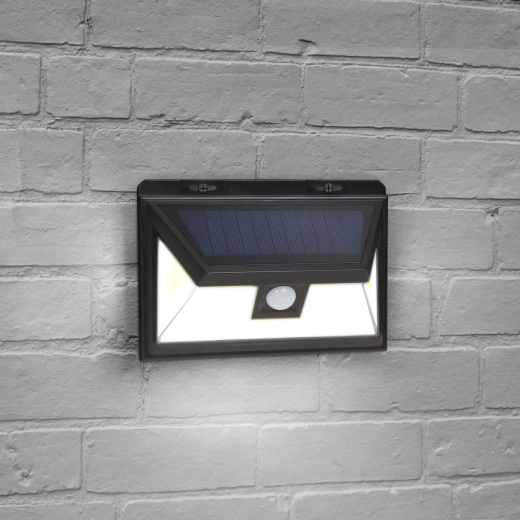 Zonne-LED-schijnwerper met bewegingssensor en 3 COB-leds