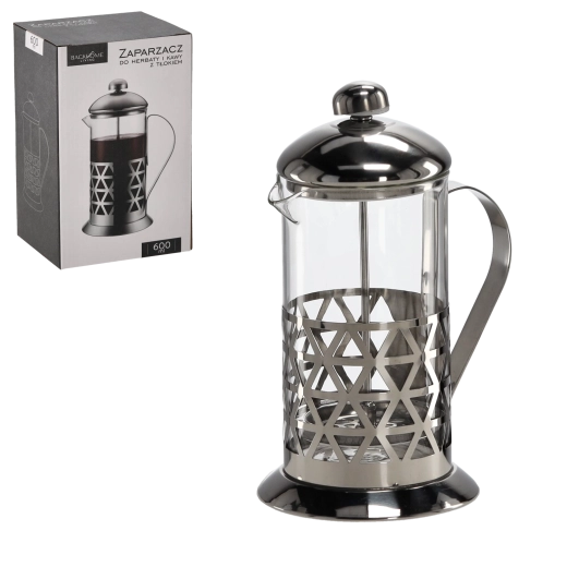 French press van borosilicaatglas 600 ml