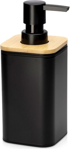 Vilde zwarte dispenser voor vloeibare zeep 350 ml - 1 stuk
