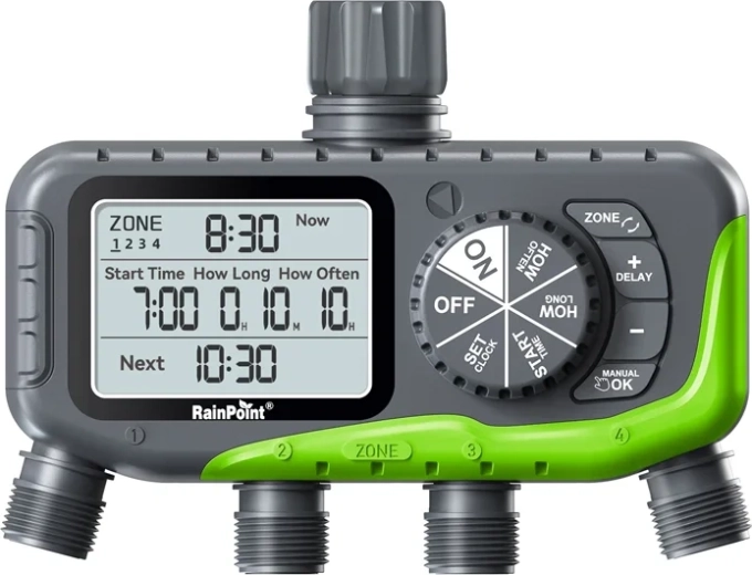RainPoint 4-zone besproeiingscontroller