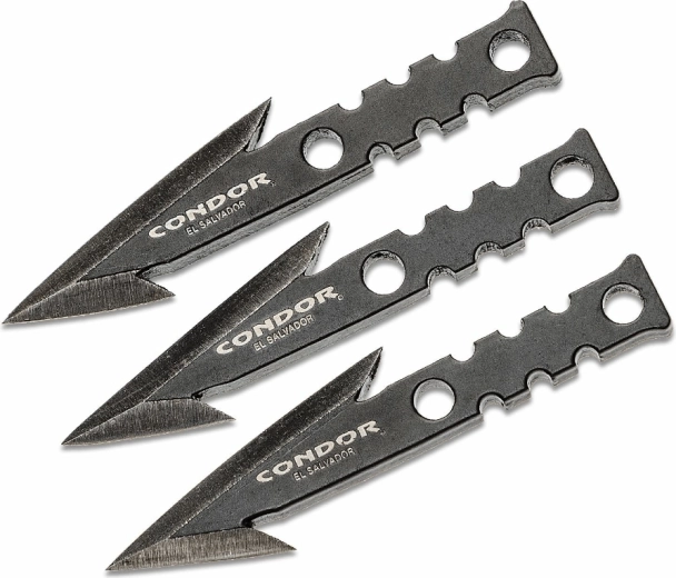 Set van vispunten met weerhaken Condor Pocket Pike, 3 st., nylon etui