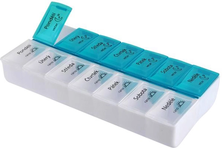 TORO medicijndispenser voor 7 dagen, ochtend en avond