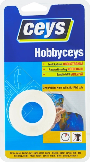 Dubbelzijdige tape 15 mm × 2 m HOBBYCEYS