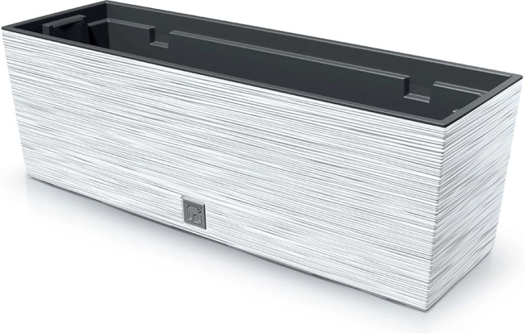 Kunststof plantenbak FURU CASE 58 cm – wit