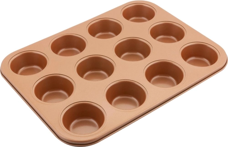 Lamart vorm voor 12 muffins Copper