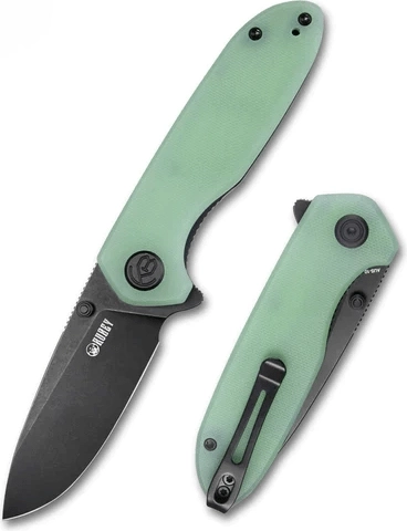 Kubey Belus Jade zakmes 7,5 cm G10 met clip