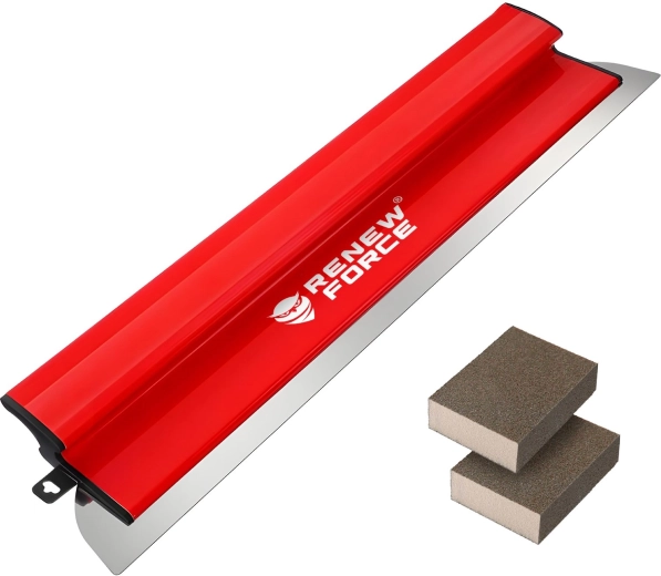 Renew Force afwerkspaan voor pleister 60 cm met vervangbaar mes + 2 schuursponzen - 1 stuk
