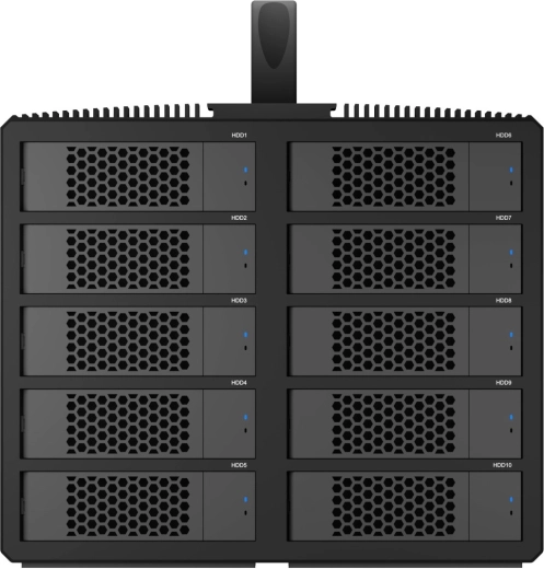 Icy Box Diamond Case 3710 externe behuizing voor 10 SATA-schijven