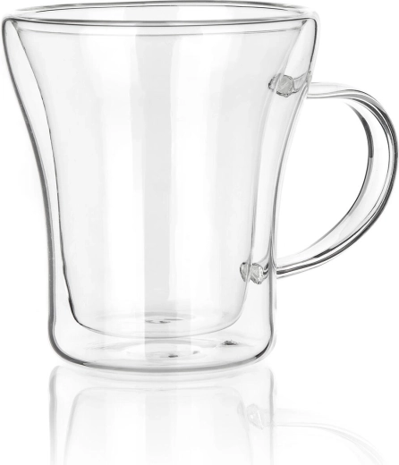 Glazen dubbelwandige mok 200 ml DOBLO