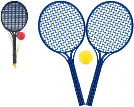 Set voor recreatief zacht tennis met bal
