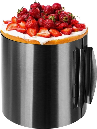 Ruhhy verstelbare patisseriering voor taart 16–30 cm, hoogte 15 cm - 1 stuk