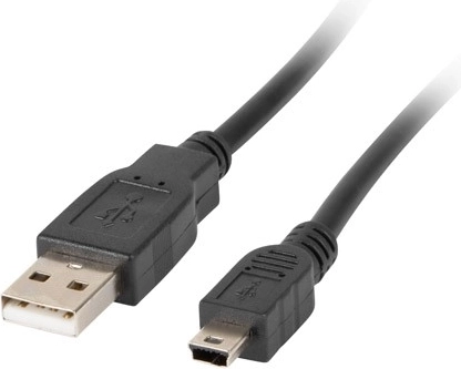 USB 2.0 mini kabel AM-BM 1,8 m zwart Canon