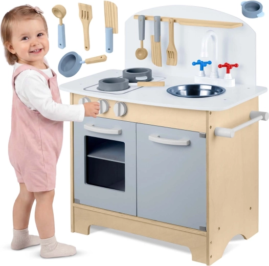 Houten interactieve kinderkeuken RICOKIDS