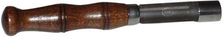 RVS appelboor met houten handvat