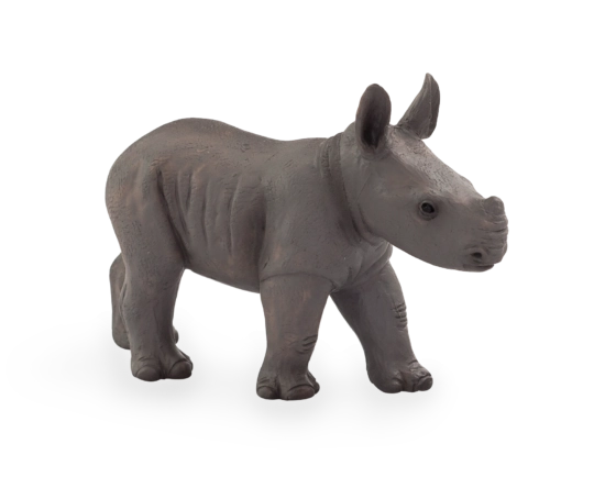 Neushoorn baby staande figuur