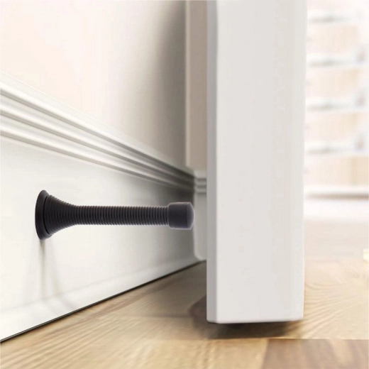 Wanddeurstopper - zwart