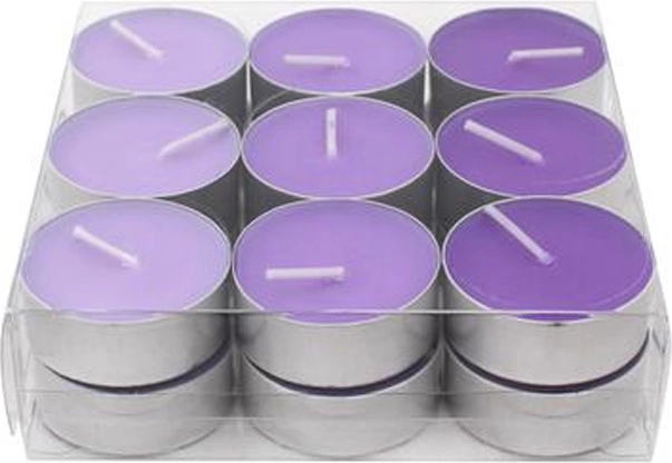 Theelichtjes Provence lavendel, 18 stuks