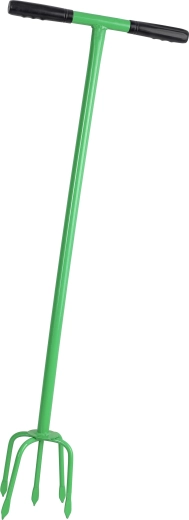 Handstalen cultivator met T-greep, 5 tanden