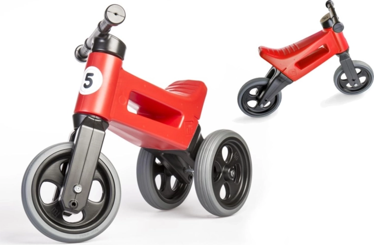 Loopfiets Funny Wheels Rider Sport 2-in-1 voor kinderen – Rood