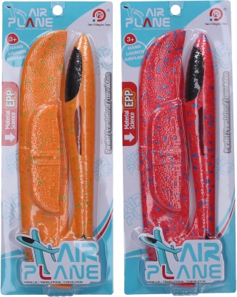 Werpvliegtuig van polystyreen 31 × 34 cm