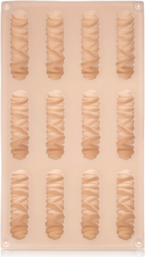 Siliconen vorm voor koekjes en pralines, beige 29 × 17 × 1,8 cm