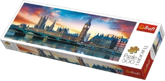 Puzzel 500 stukjes Panorama - Big Ben en het Westminsterpaleis