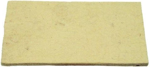 Vervangende witte vilt 250 × 130 × 10 mm