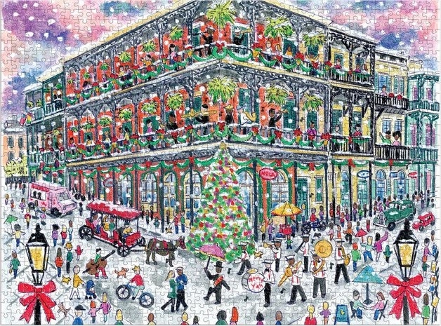 Puzzel GALISON Kerst in New Orleans 1000 stukjes
