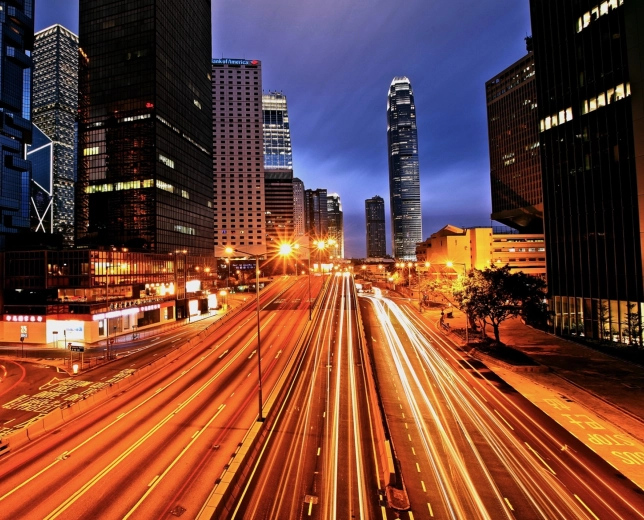 5D diamant schilderpakket – stad in de nacht, 40 × 50 cm