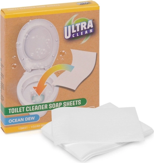 Oplosbare geparfumeerde reinigingsstrips voor het toilet - 10 stuks