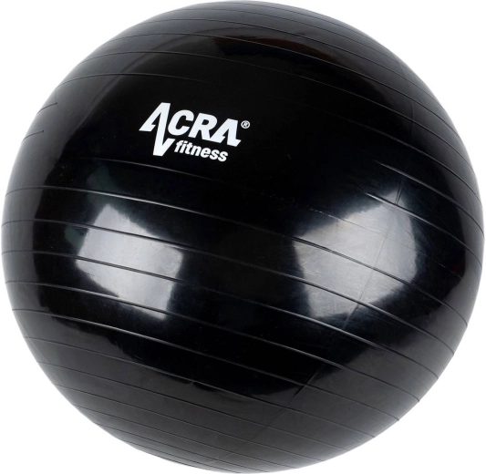 Acra gymnastiekbal zwart 85 cm
