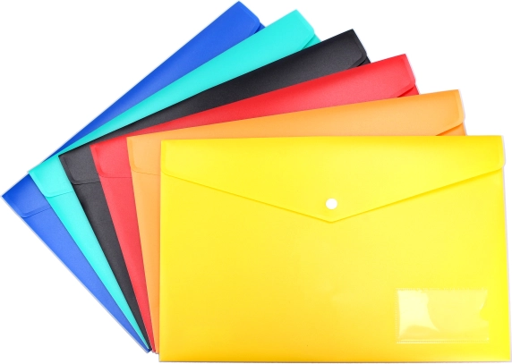 Map met drukknoop 36 × 25,5 cm