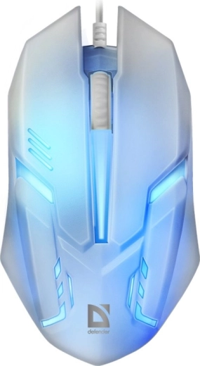 Bedrade gamingmuis DEFENDER Cyber MB-560L met 7-kleurenverlichting