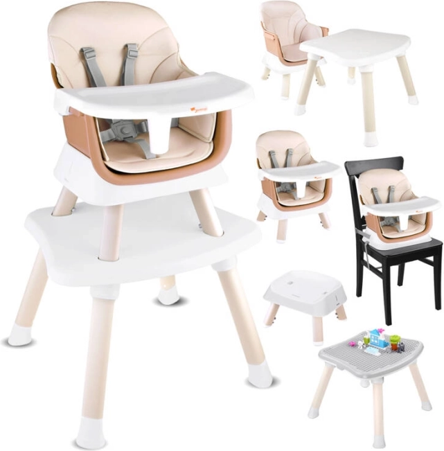 Kinder-eetstoel 6-in-1 – Stoeltje