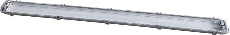 Solight stofdichte plafondarmatuur voor 2 LED T8-buizen van 120 cm