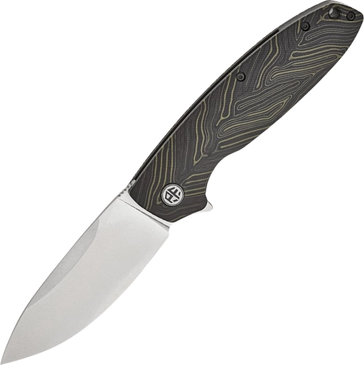 Petrified Fish Terra zakmes 9 cm, stonewash, groene Gmascus