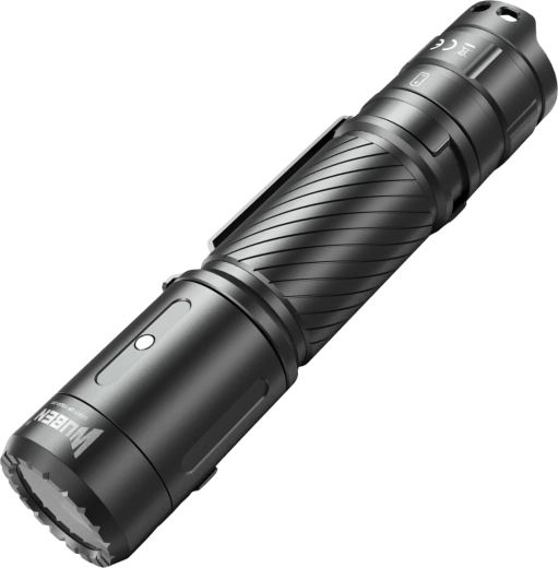 Wuben C3 zwarte zaklamp 1200 lm, USB‑C, IP68