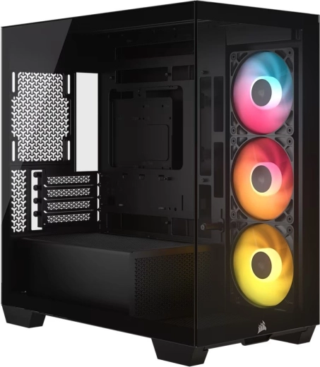 Computerbehuizing CORSAIR 2800X RS-R ARGB mATX panoramisch zwart