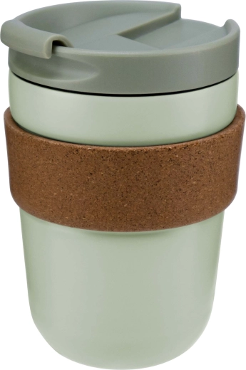 Roestvrijstalen thermobeker Kitchisimo 300 ml, lichtgroen
